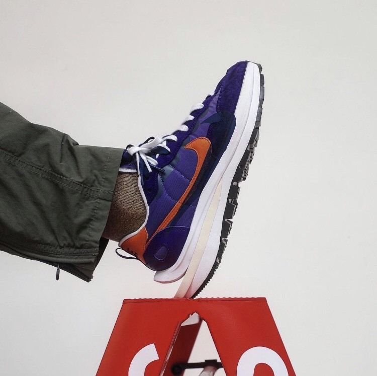 【APAIR】 代購 Sacai x Nike Vaporwaffle "Dark iris" 紫橘 DD1875-500