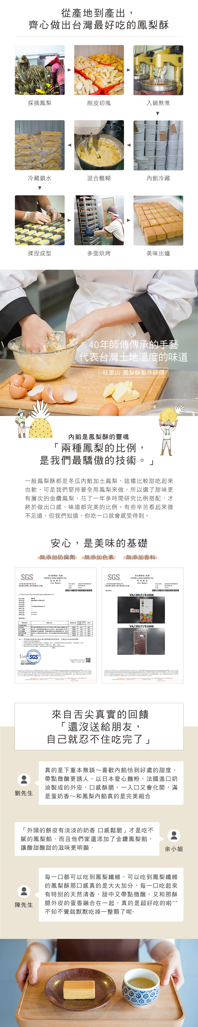 旺萊山鳳梨酥 旺萊山鳳梨酥