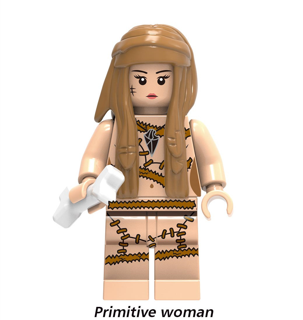 Primitive Woman World of Warcraft Custom Minifigs Minifigures Fit Lego X1489