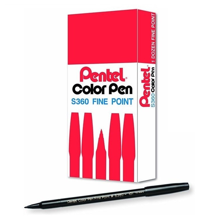 Pentel Color Pen #S360 簽字筆 (多色可選)