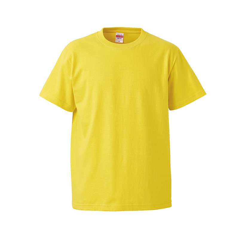 United Athle UA 5001-01 頂級柔棉5.6oz. 成人短T 黃 3500101-021 [EW]