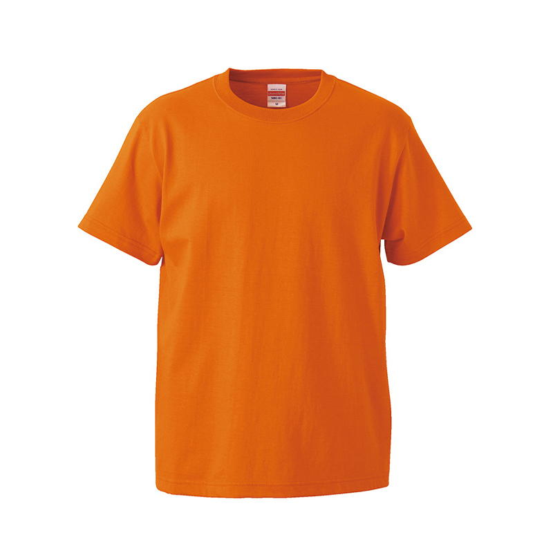 United Athle UA 5001-01 頂級柔棉5.6oz. 成人短T 橘 3500101-064 [EW]