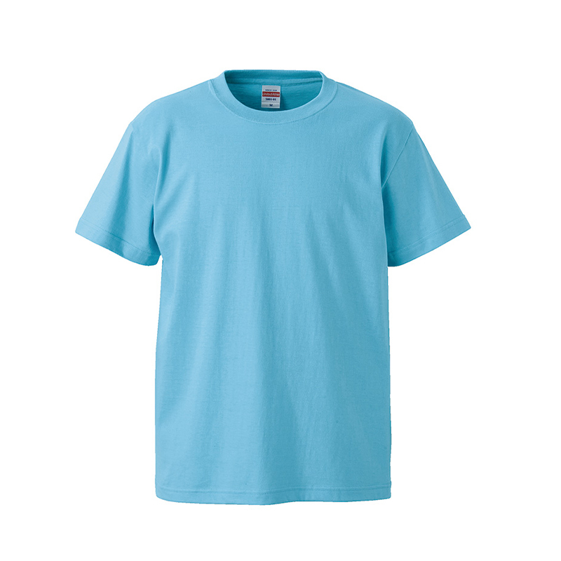 United Athle UA 5001-01 頂級柔棉5.6oz. 成人短T 水藍 3500101-083 [EW]
