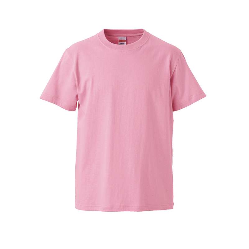 United Athle UA 5001-01 頂級柔棉5.6oz. 成人短T 粉紅 3500101-066 [EW]