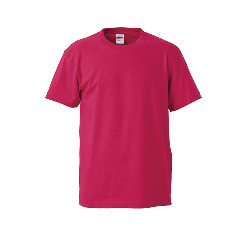 United Athle UA 5001-01 頂級柔棉5.6oz. 成人短T 桃紅 3500101-511 [EW]