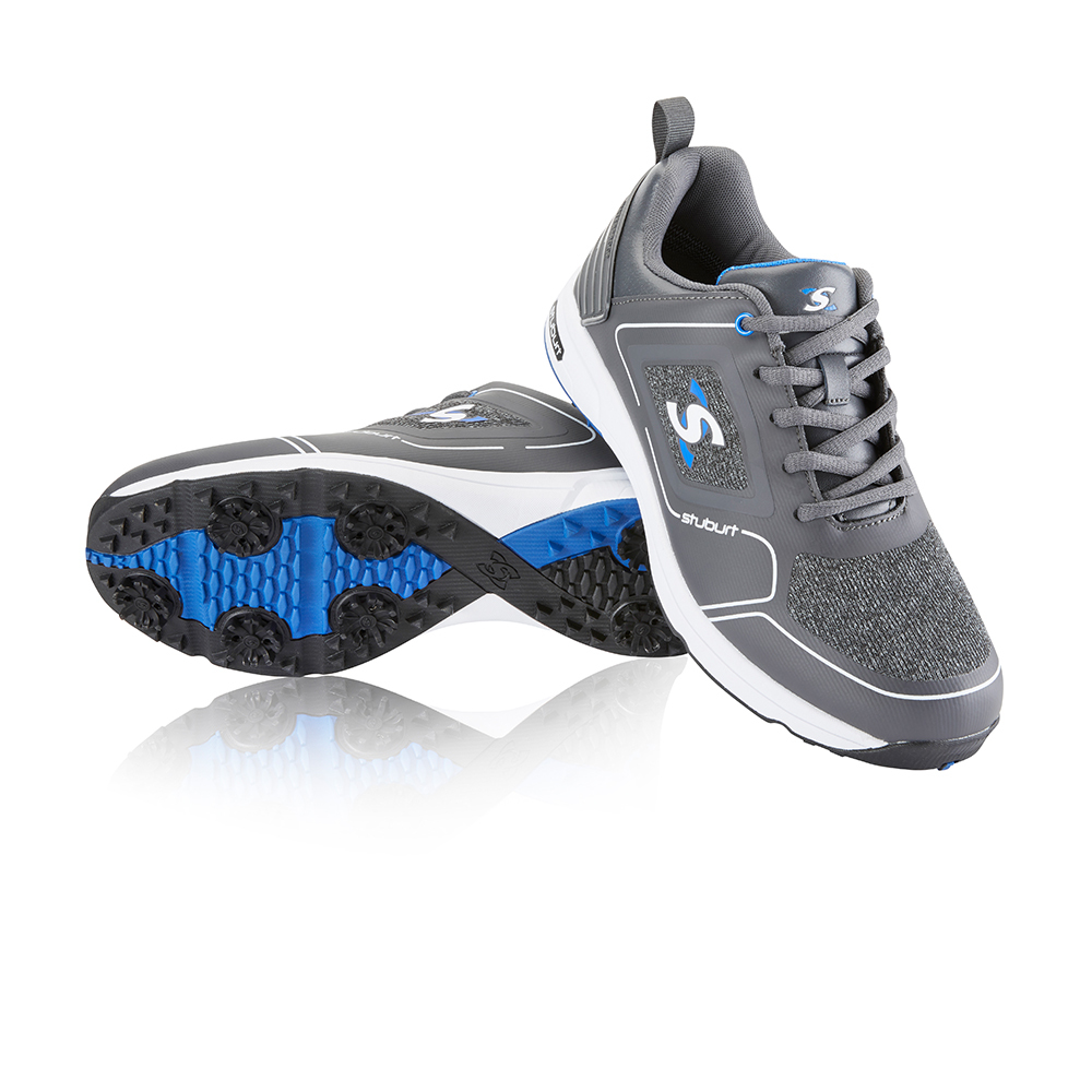 【 Stuburt 】XP-II-SPIKED-SBSHU1126 | 英國百年高爾夫球科技防水鞋(帶防滑鞋釘) 深灰色