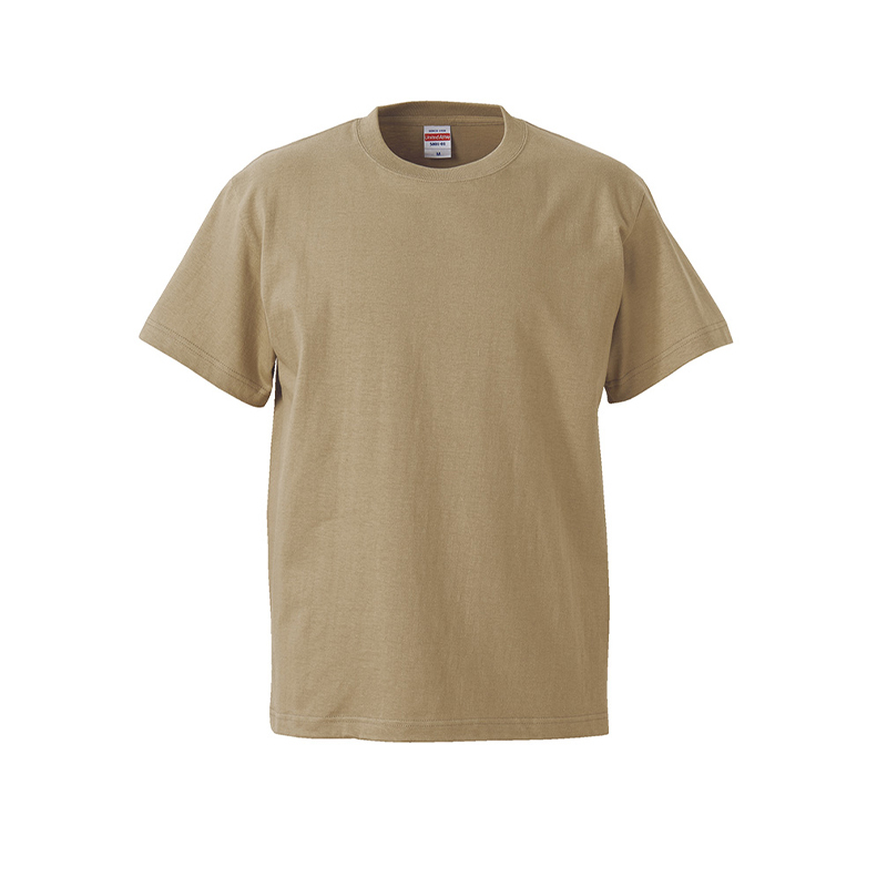 United Athle UA 5001-01 頂級柔棉5.6oz. 成人短T 深卡其 3500101-537 [EW]