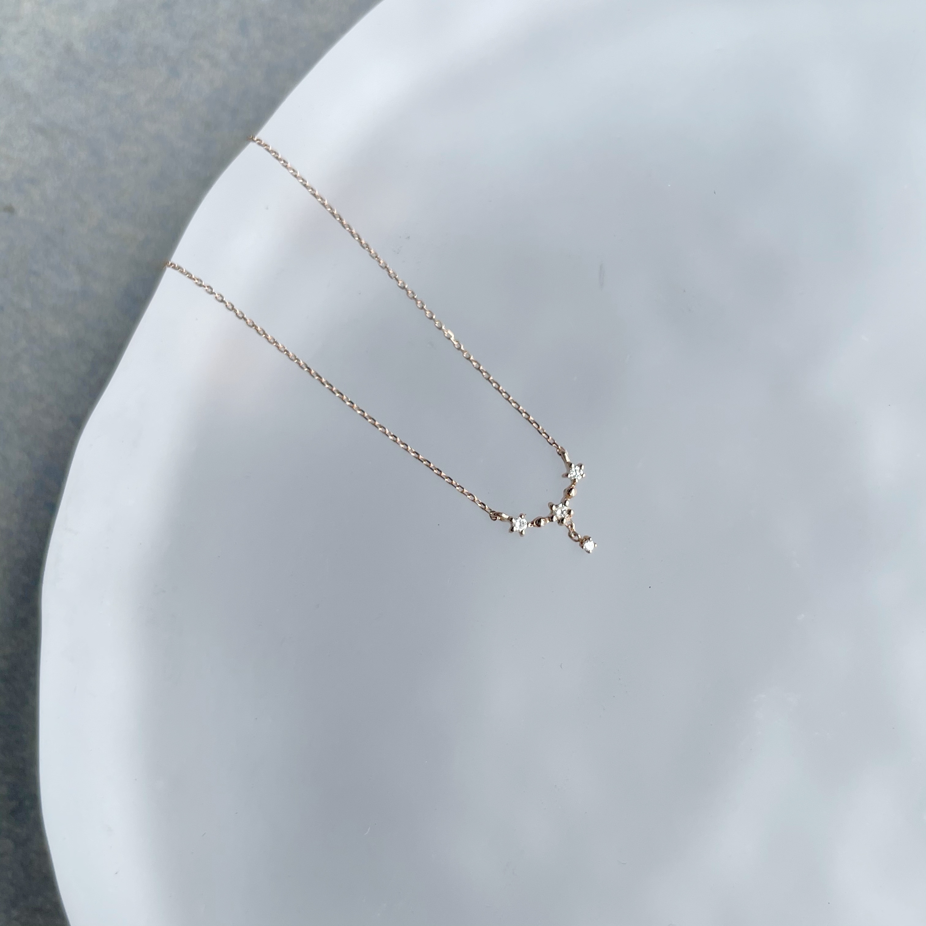 14K Stardust真鑽鎖骨鏈