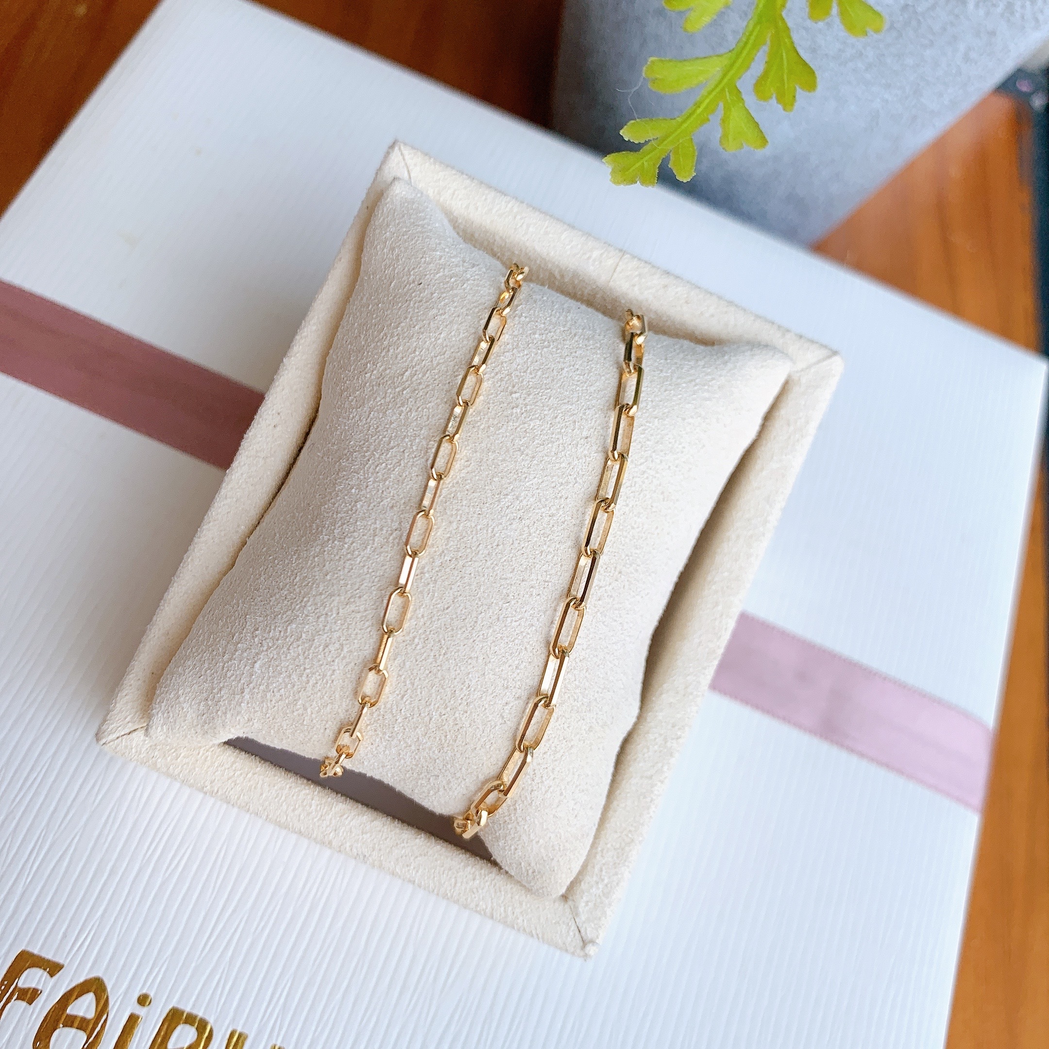 18K黃金日本製鏈條手鍊