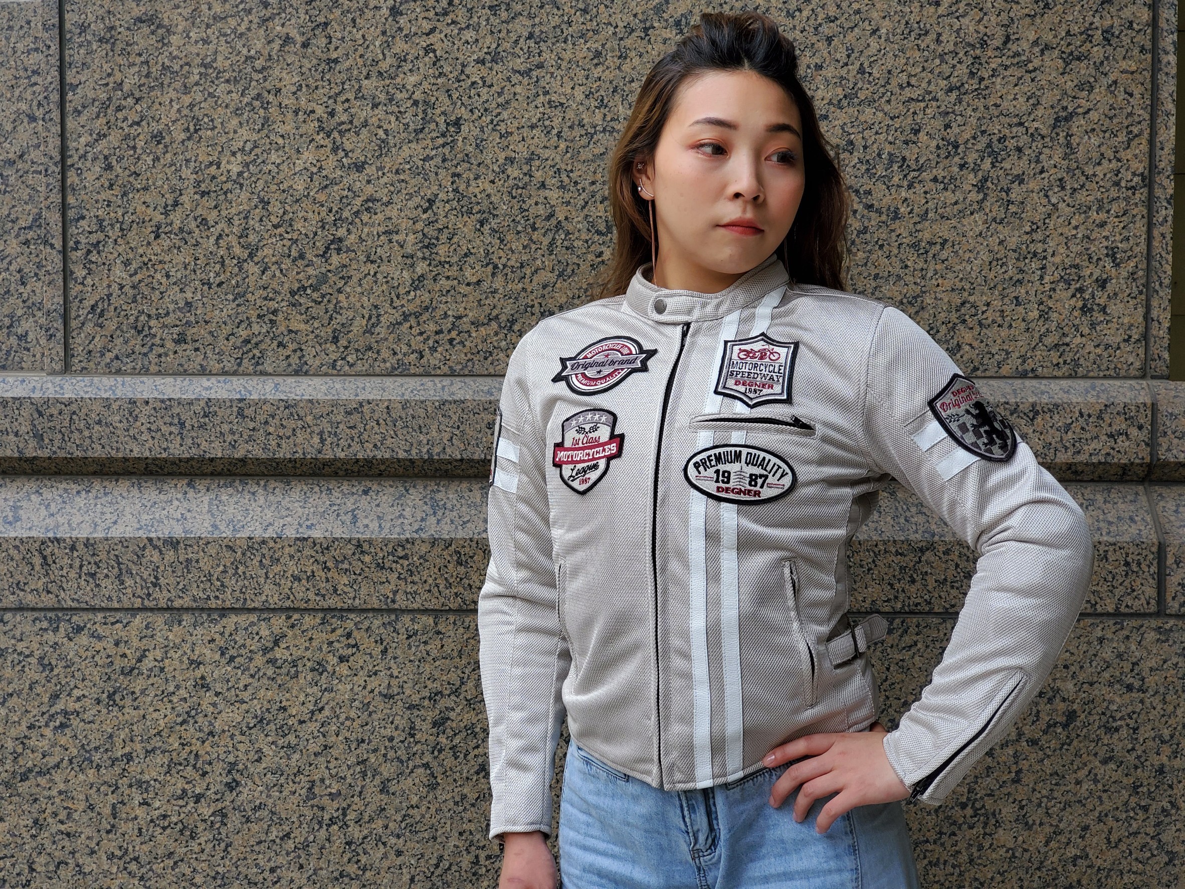 DEGNER FR21SJ-12 女版 灰 夏季防摔衣