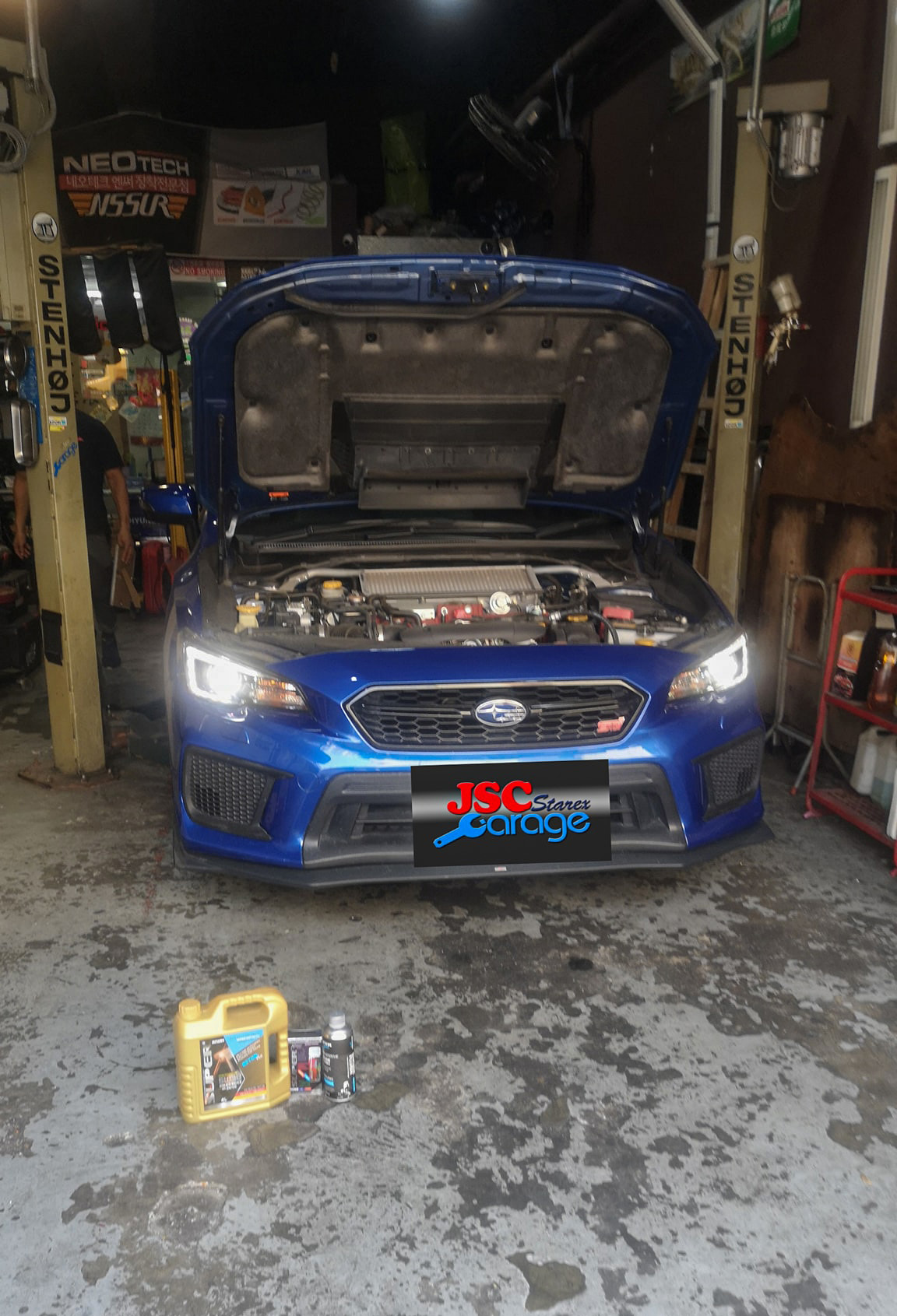 subaru impreza wrx sti jsc garage super nano service 引擎修復劑
