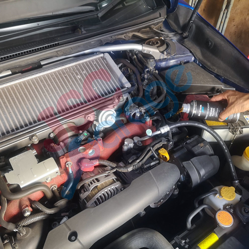 super nano engine flush subaru impreza wrx sti ej20 jsc starex garage