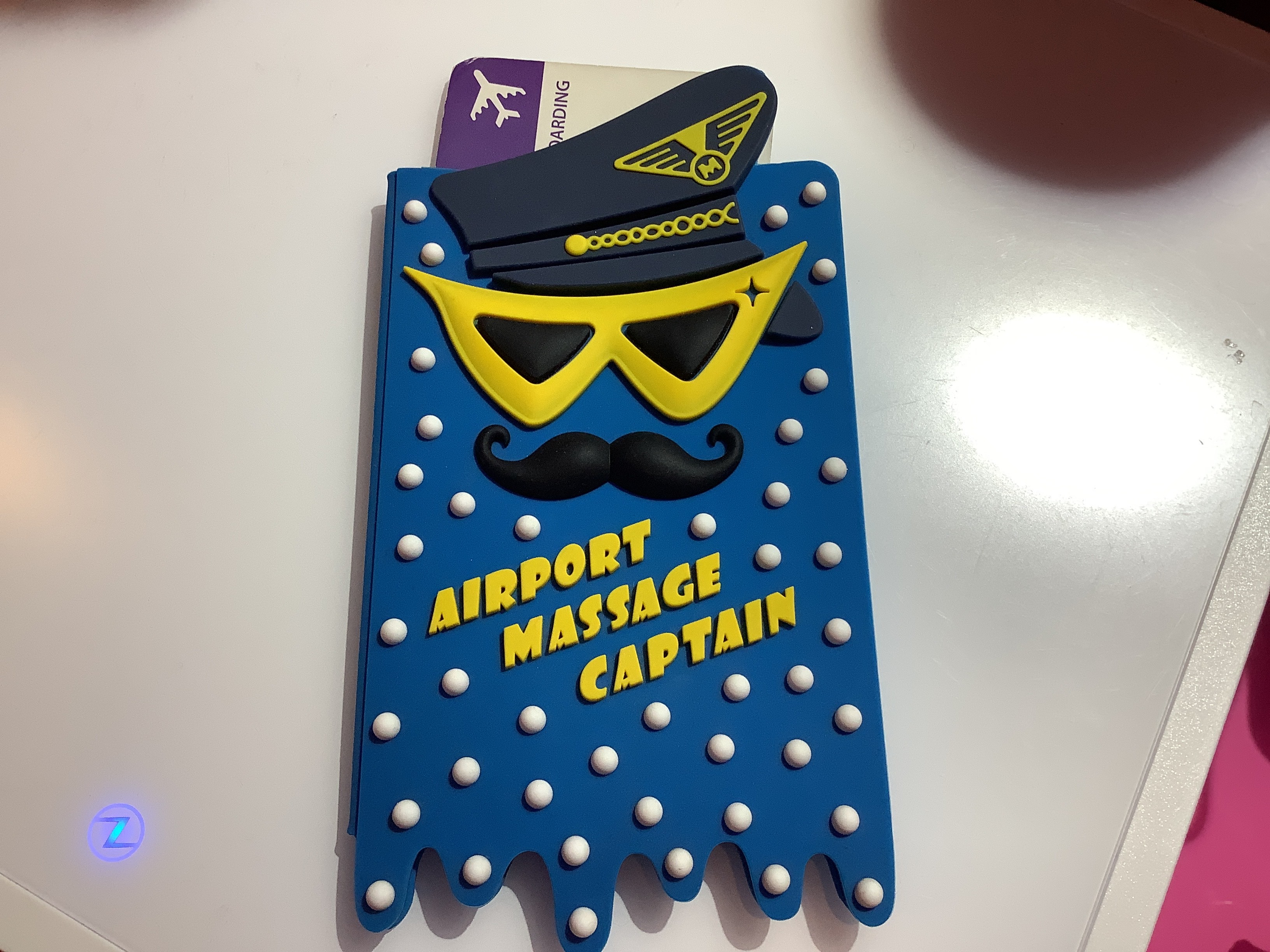 Candies 馬殺雞英雄護照夾(藍)