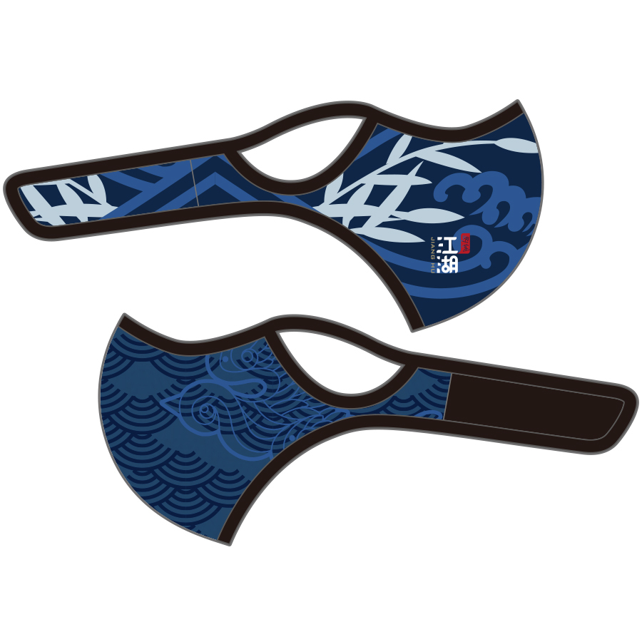 江湖跑堂運動型立體防護口罩 | 青燕返