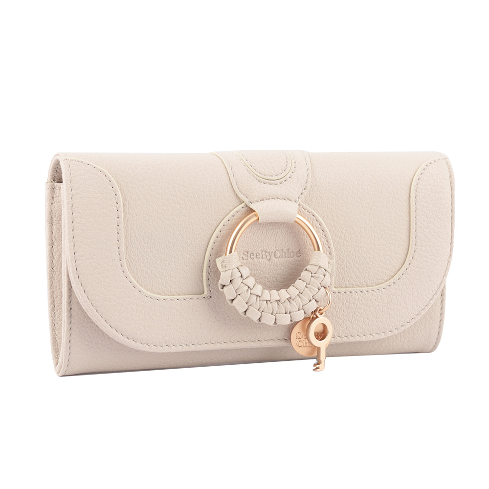 【See by Chloé】HANA系列壓釦翻蓋長夾