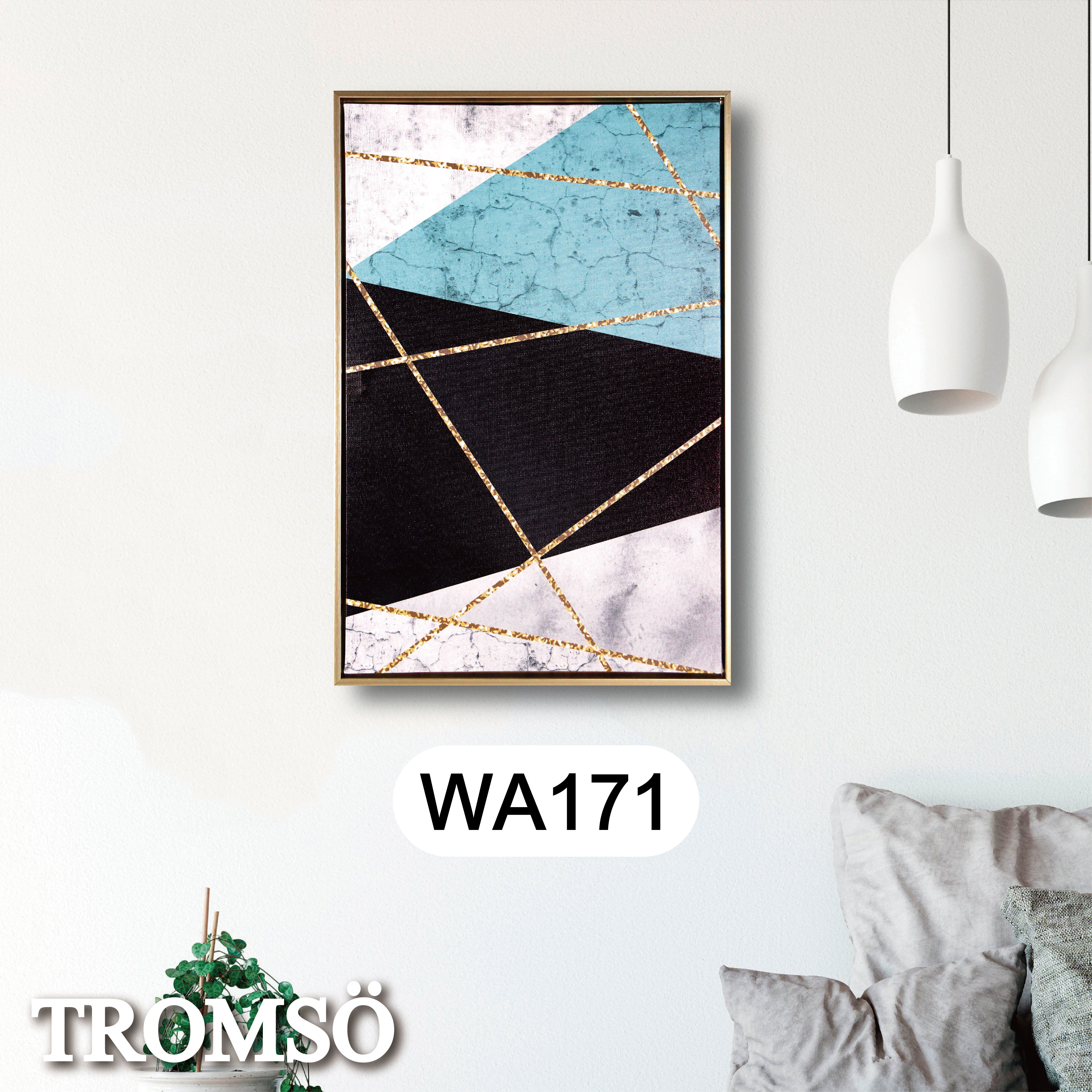 北歐時代風尚有框畫-碧藍百匯WA171