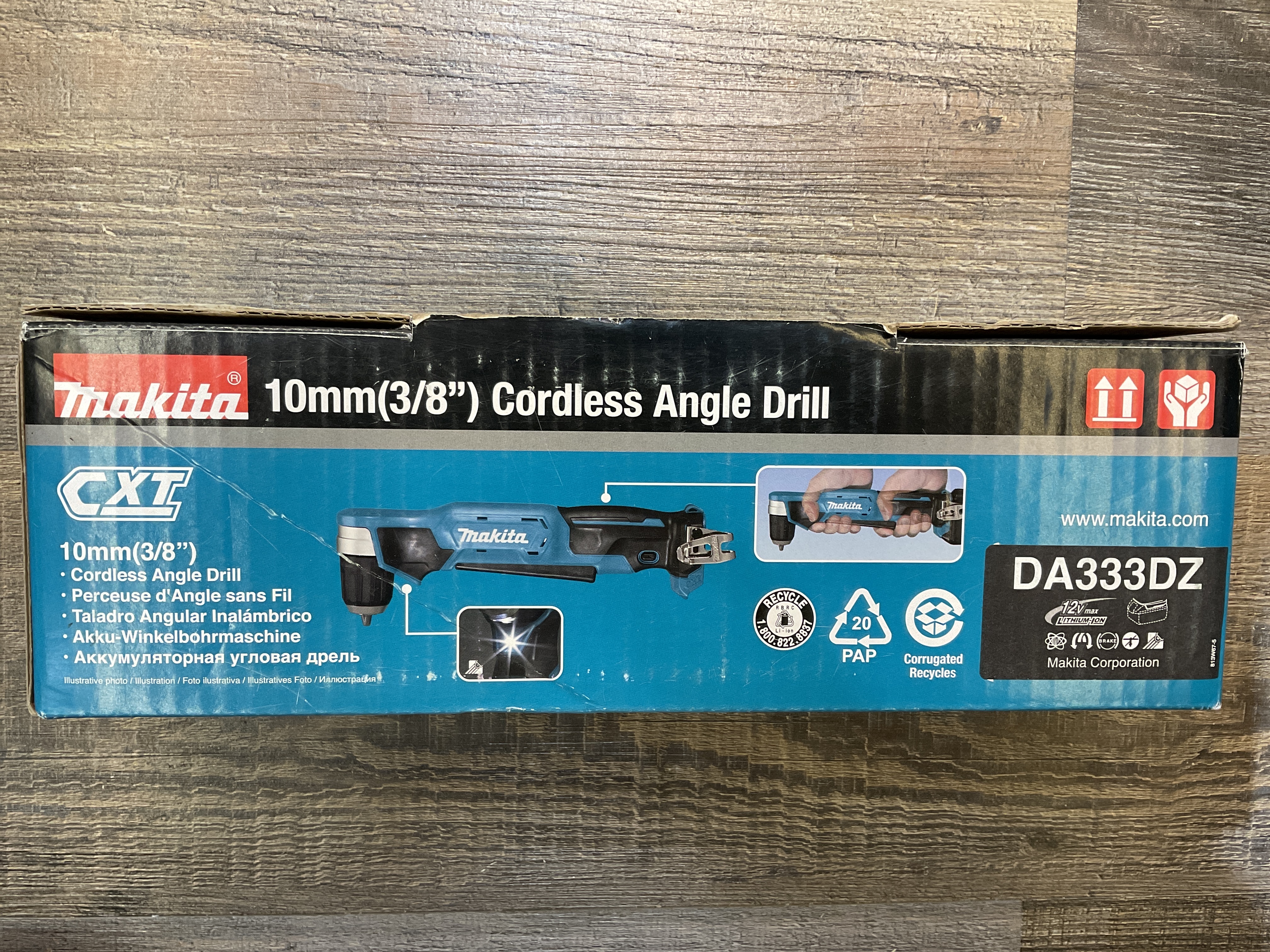 Makita牧田 DA333DZ 12V 無線角向電鑽