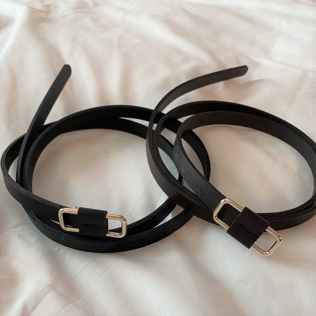 細緻小環皮帶(黑/咖，不列入折扣)