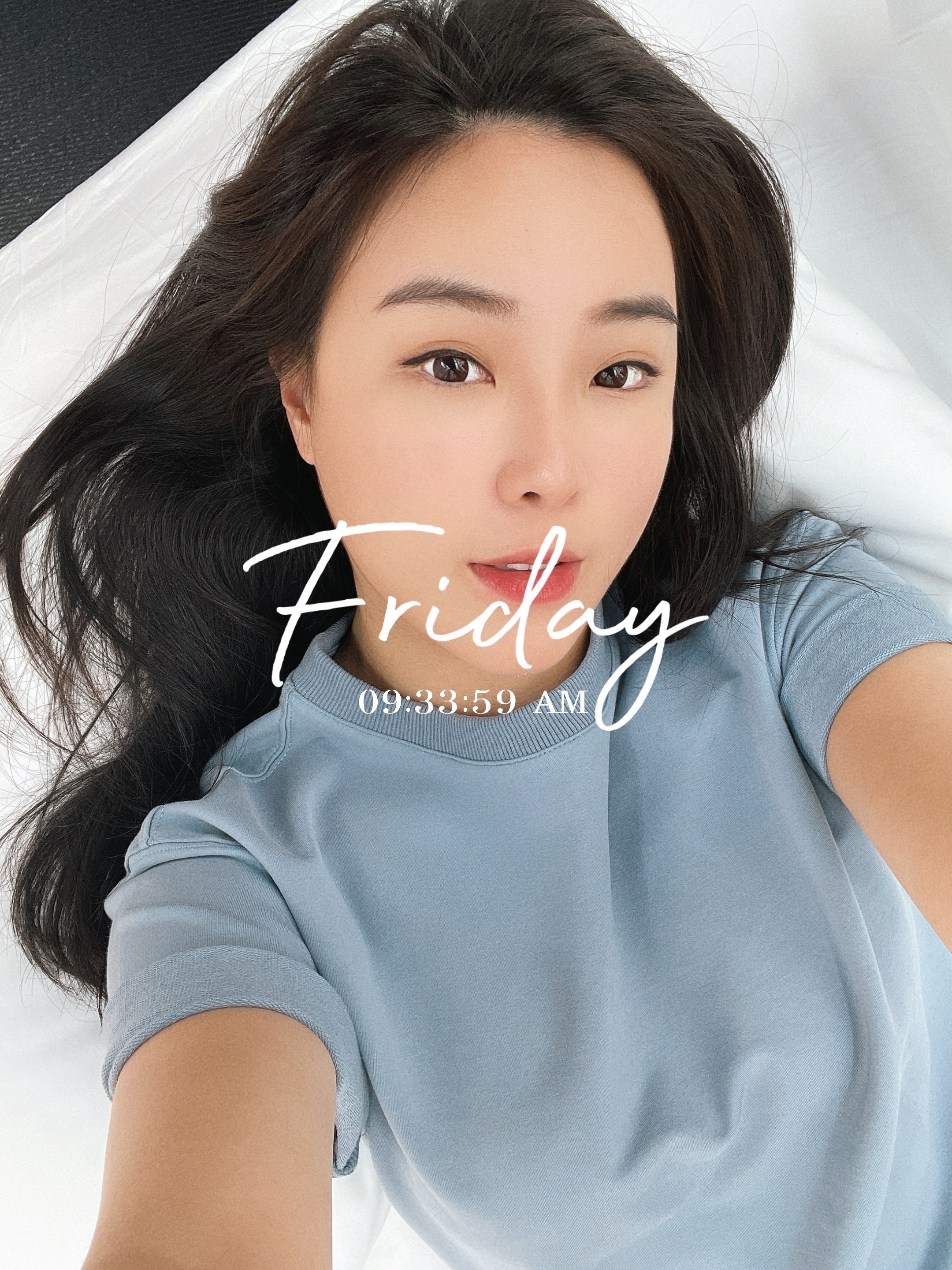 Lazy baby 彈性圓領棉T