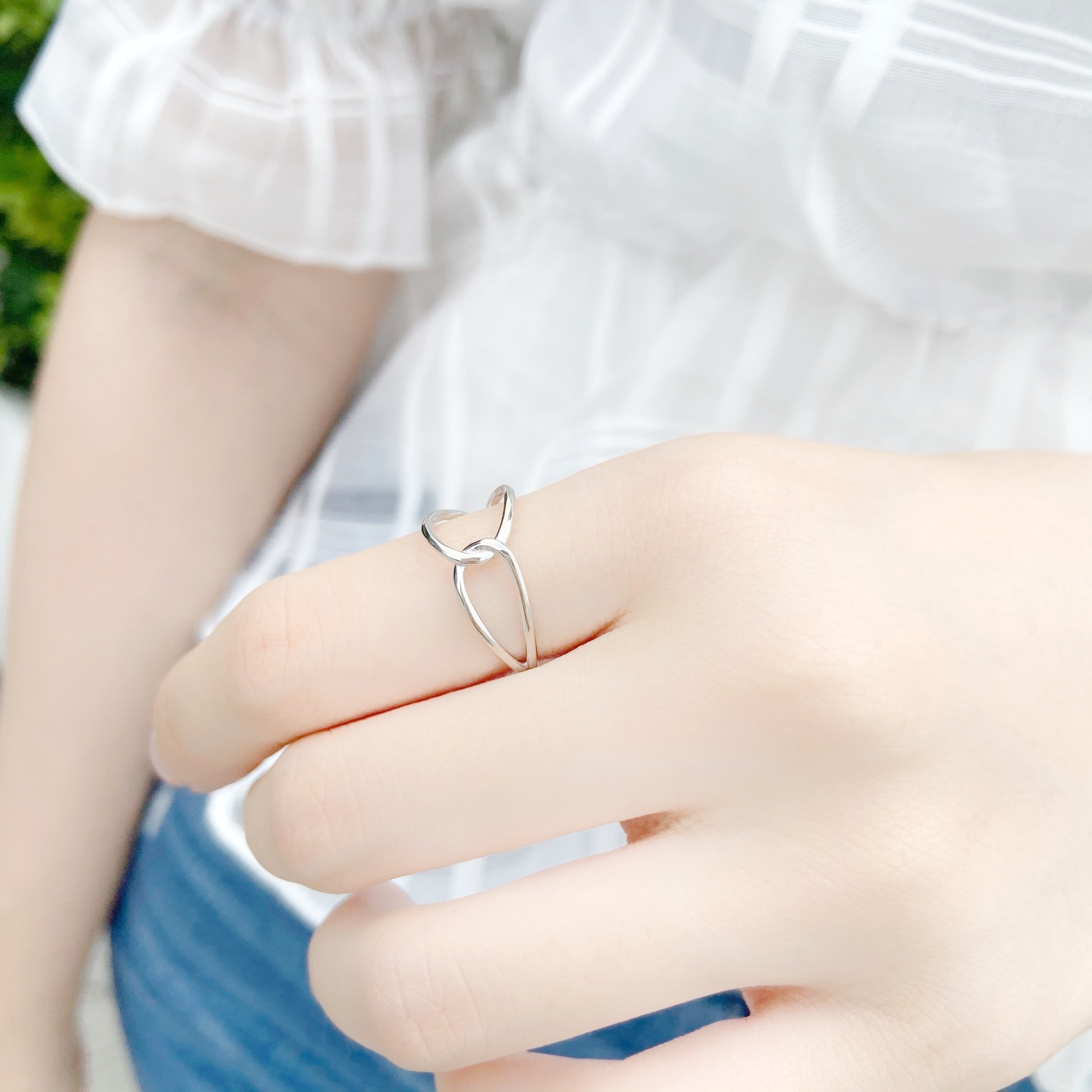 | 925純銀・ 白金 | 未知數戒指 | RI0231 |