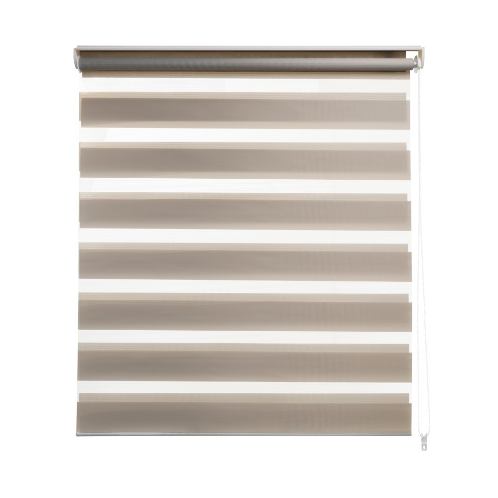 可調光柔紗捲簾 120x190cm - 淺灰