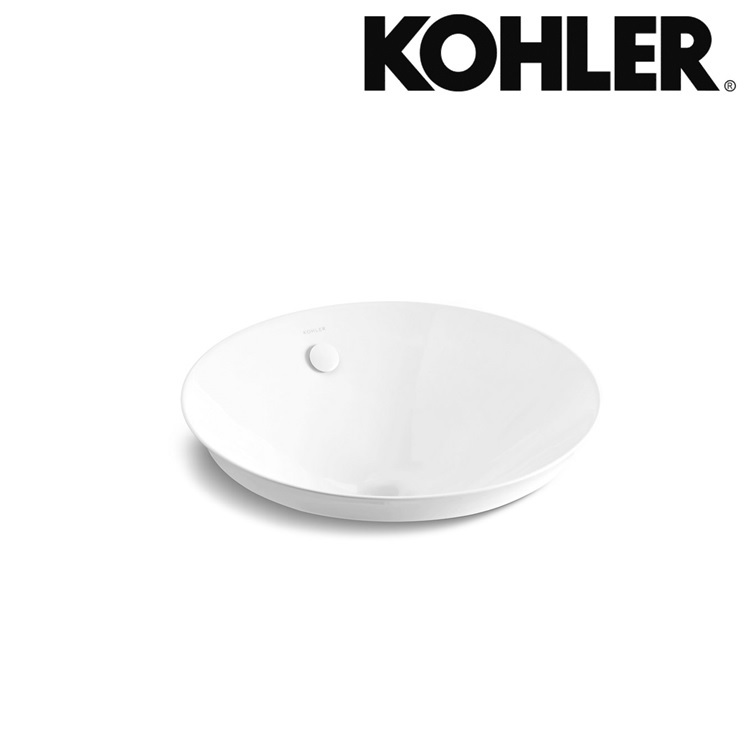 Kohler "Veil Essential" K-26408T-0 Round Vessel Washbasin