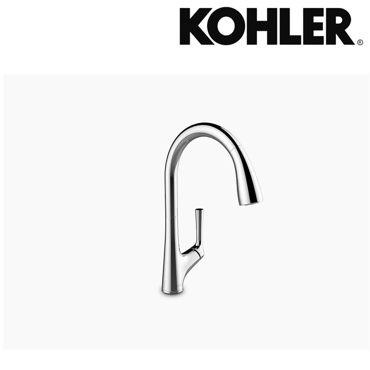 Kohler "Malleco" K-77748-4-CP Touchless Pull Out Kitchen Faucet - With GA Approval & Wels