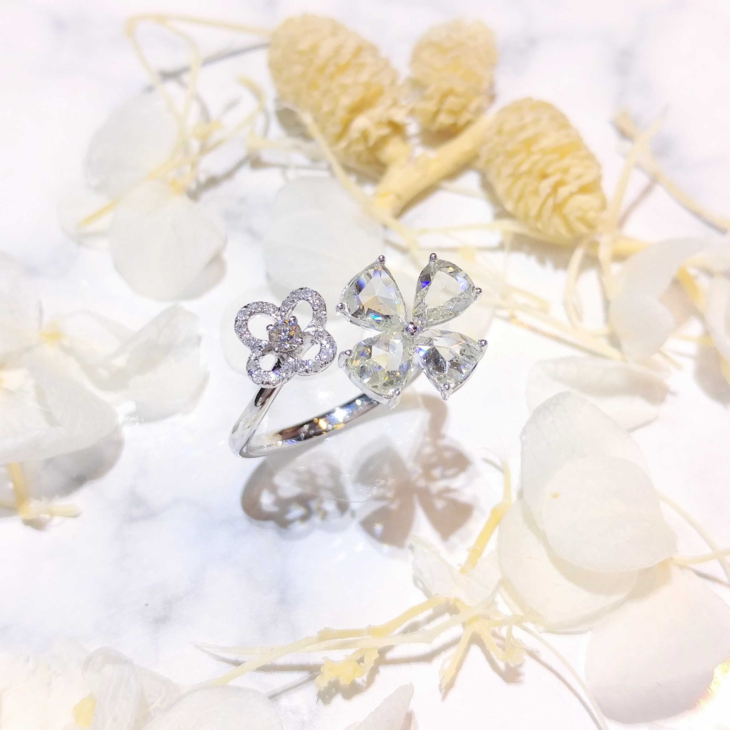 18K White Gold 1.68ct Diamond Ring