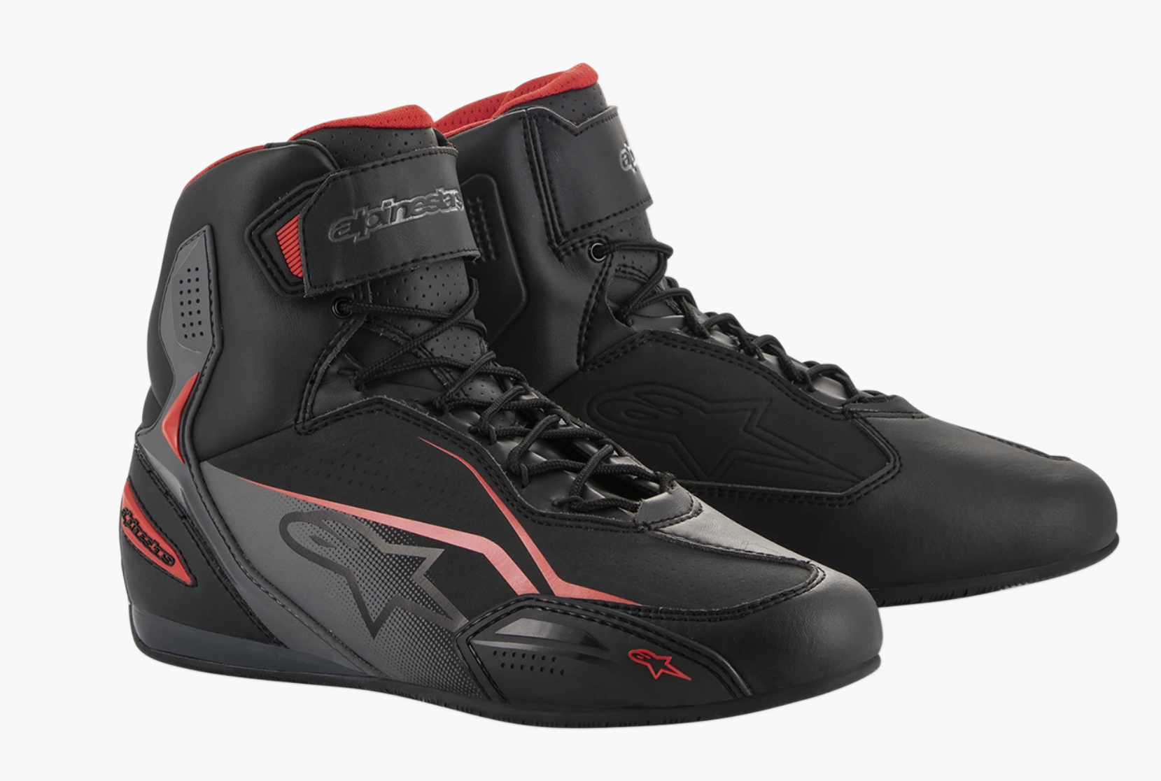ALPINESTARS FASTER 3 SHOES BLACK/GRAY/RED 黑灰紅 車靴
