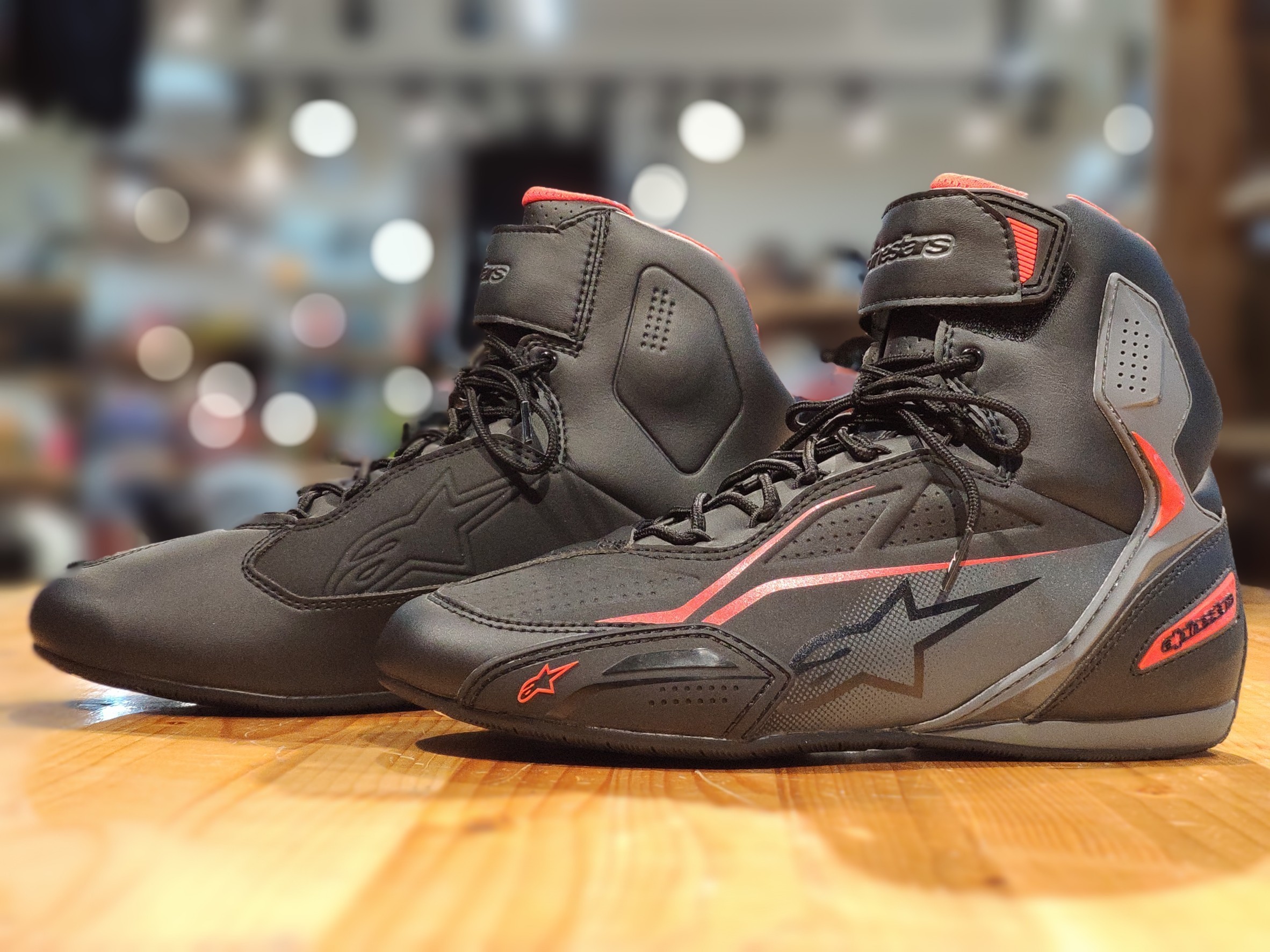 ALPINESTARS FASTER 3 SHOES BLACK/GRAY/RED 黑灰紅 車靴