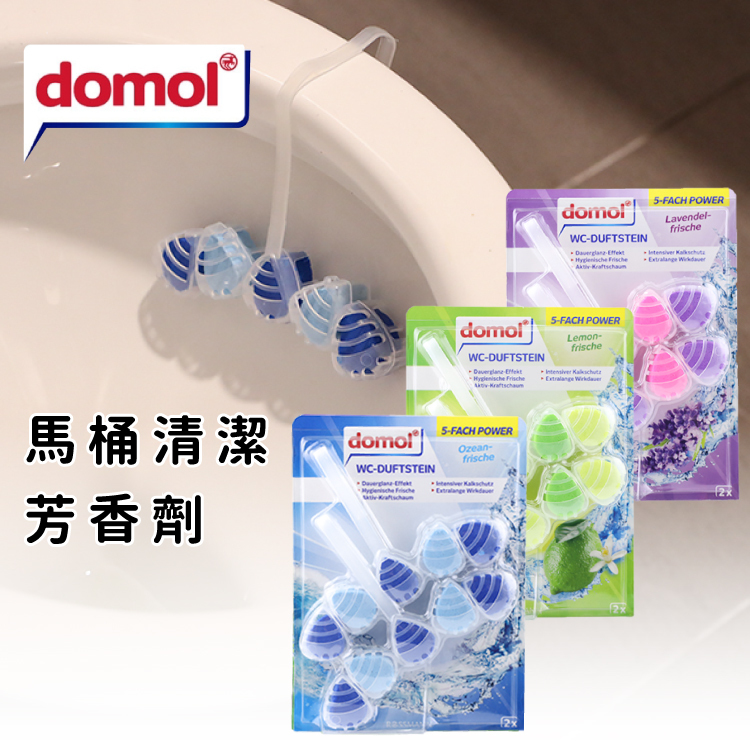 德國 domol 懸掛式馬桶芳香清潔球 55g*2入【BK018】