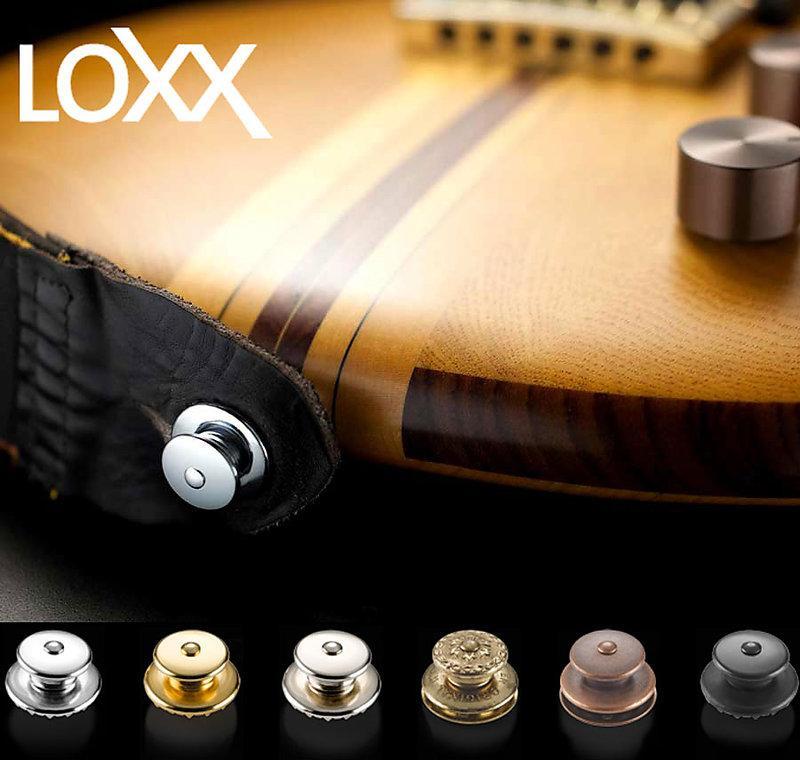 德製 LOXX A-GOLD 金色 鍍鉻 木吉他 安全背帶釦 加厚背帶款 公司貨