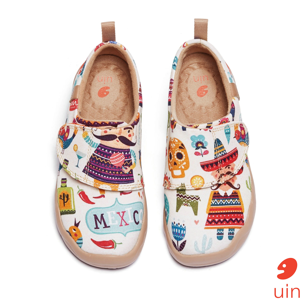 【 Uin 】西班牙原創設計 | 童趣墨西哥彩繪休閒童鞋