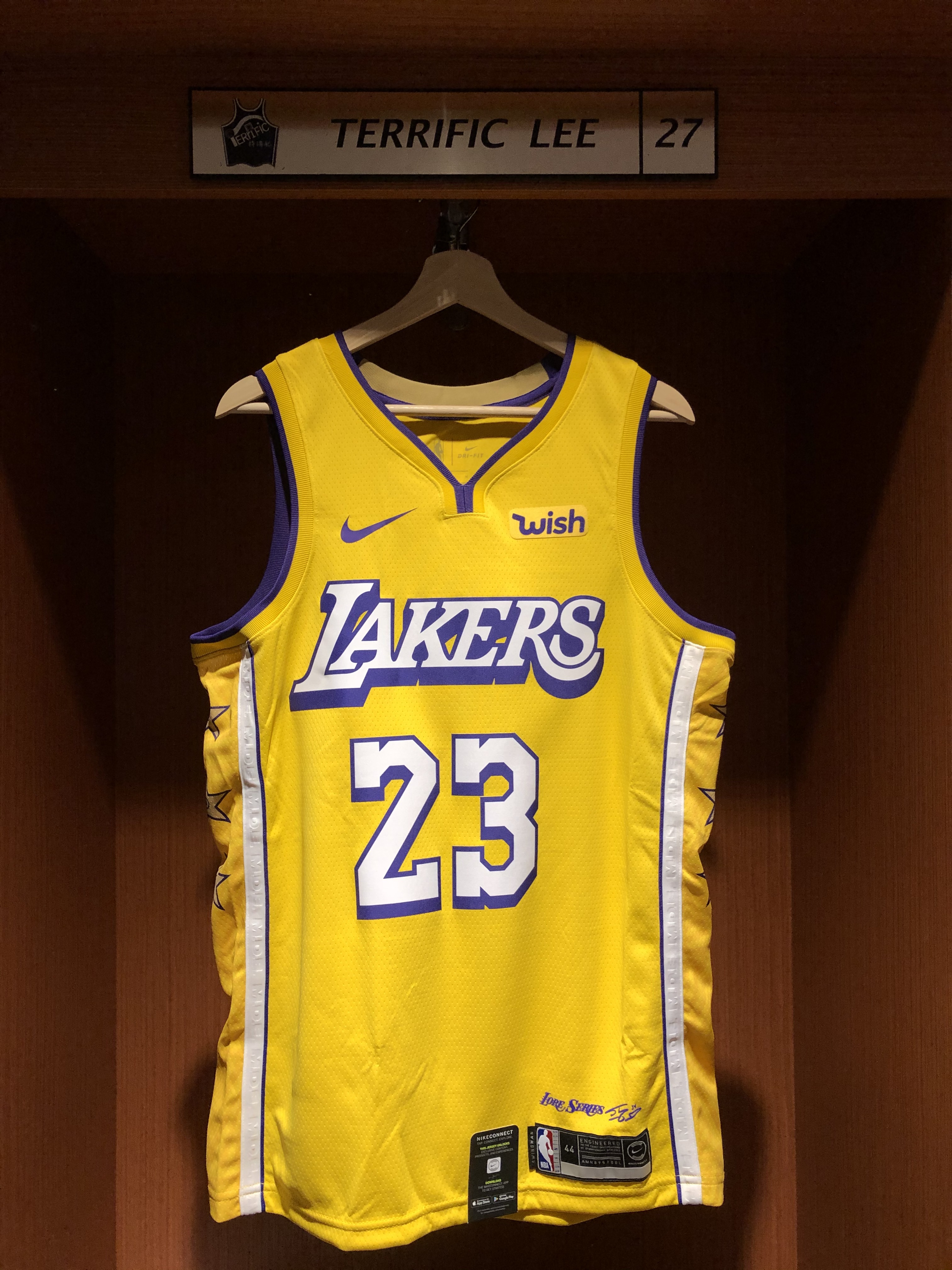 NBA球衣 Lebron James 洛杉磯湖人城市 City Nike Swingman 球迷版 熱轉印 含贊助商標 全新