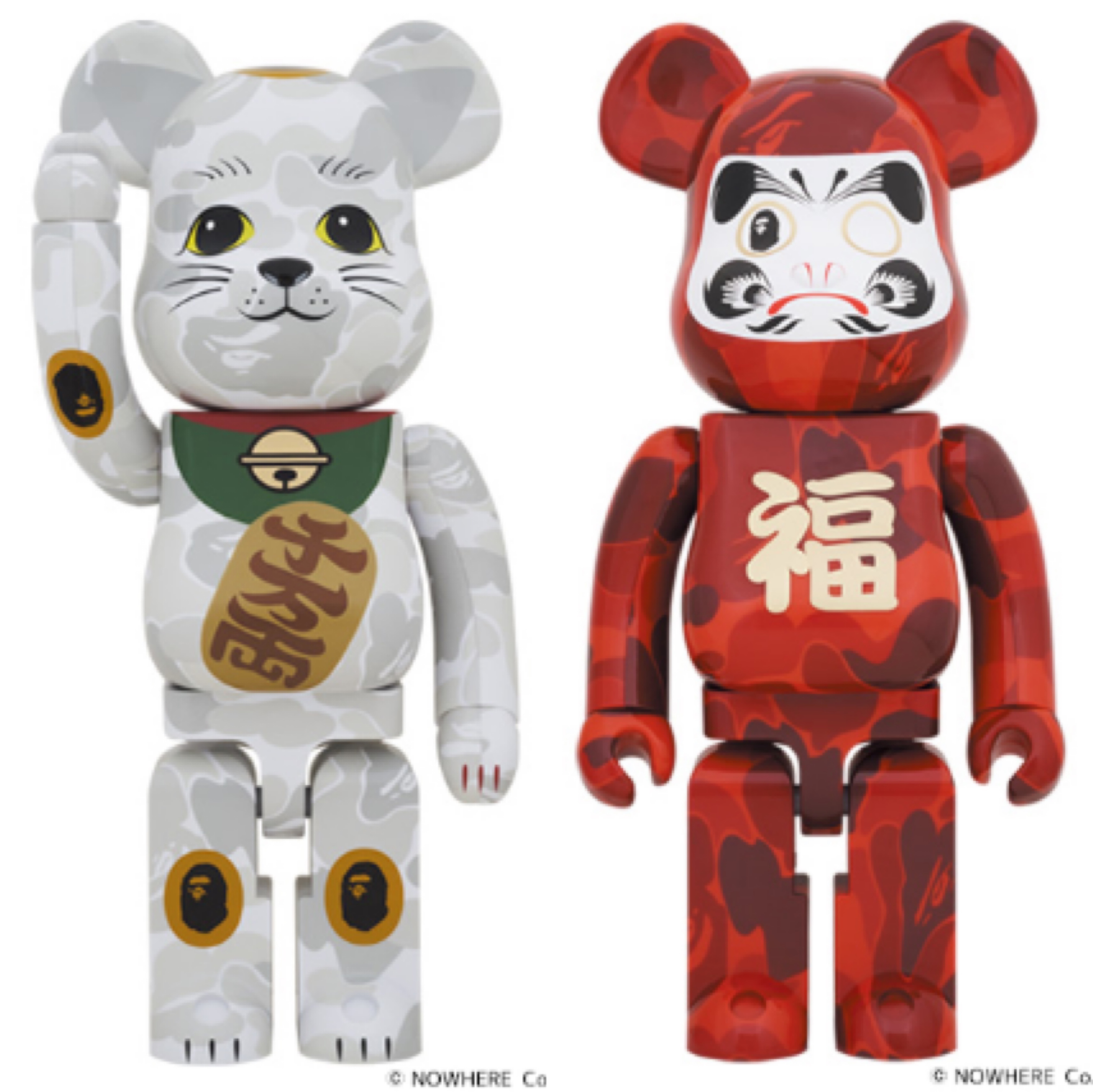 BE@RBRICK BAPE 達磨 1000%-