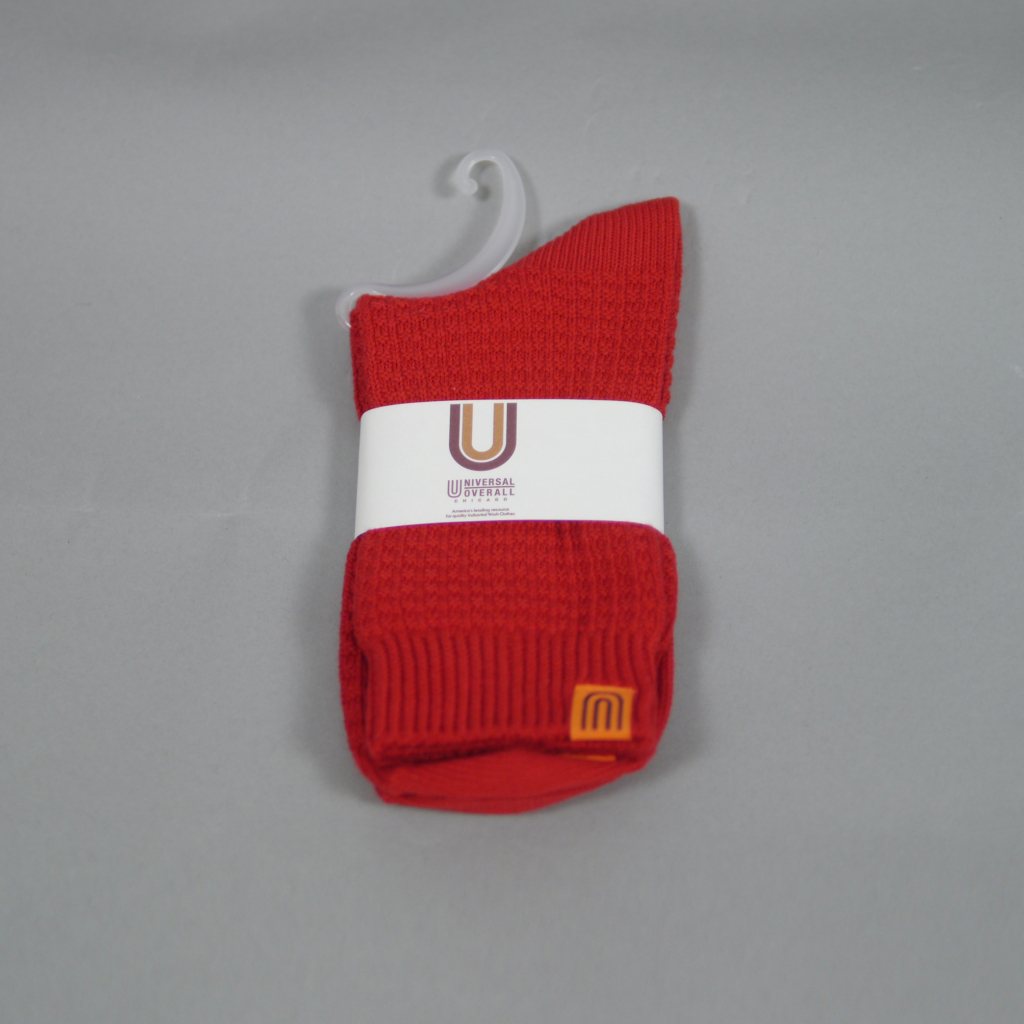 UNIVERSAL OVERALL Waffle Crew Socks ╭ 3色 ╮