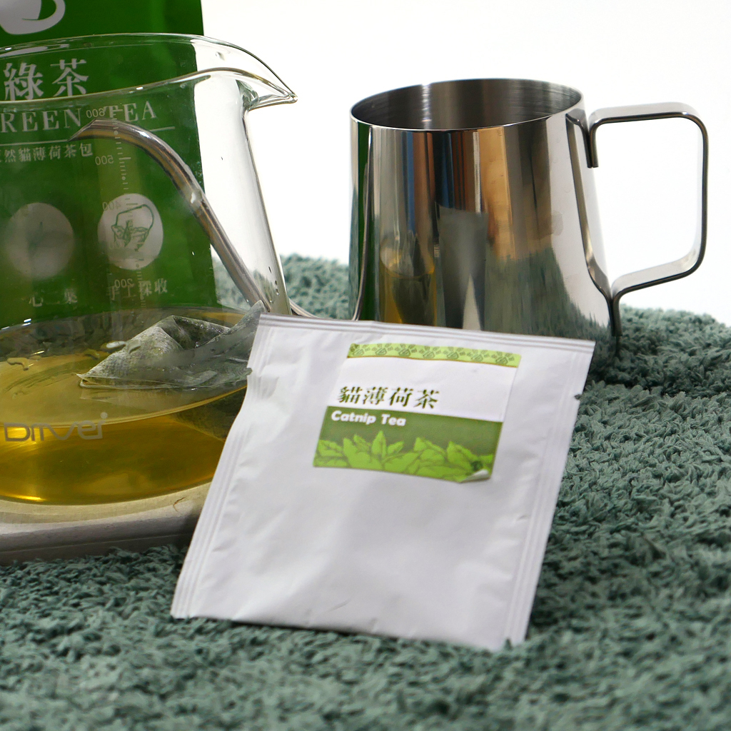 純天然貓綠茶-促進喝水貓薄荷茶包(8入盒裝/單包裝)