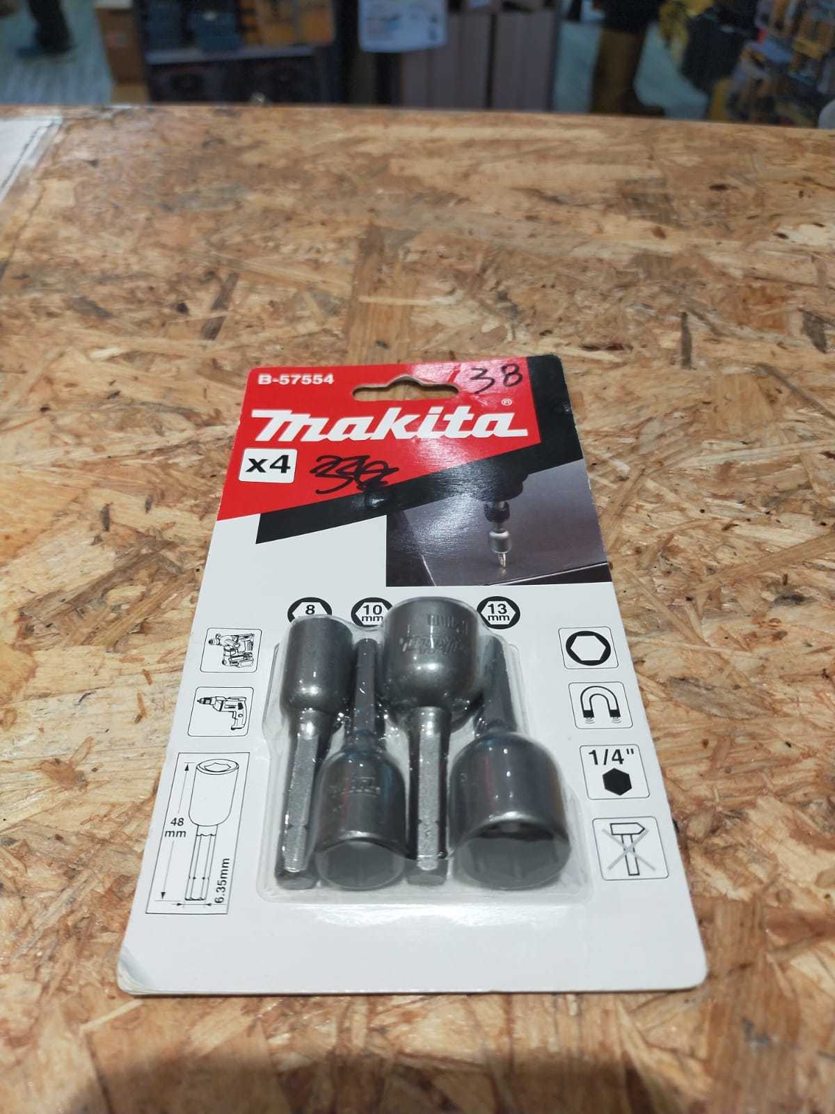 Makita牧田 六角套筒套裝4件 B-57554