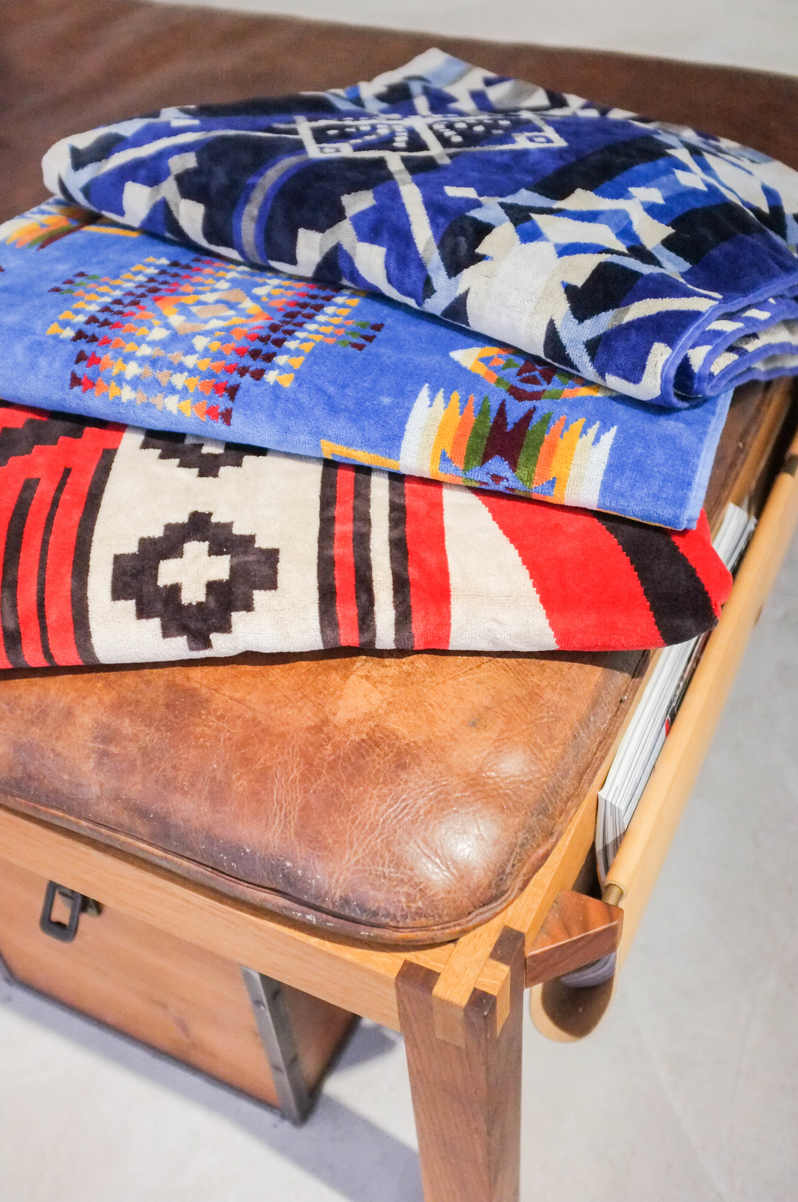 【車庫服飾】PENDLETON JACQUARD TOWEL 美國老牌 民俗風 雙人毛毯 浴巾