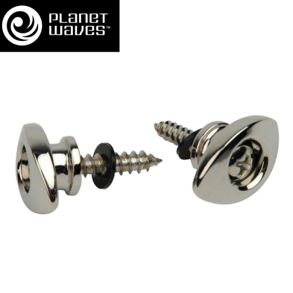 美國 Planet Waves 吉他肩帶扣組 背帶扣 銀色 2顆/1組 (PWEEP202)