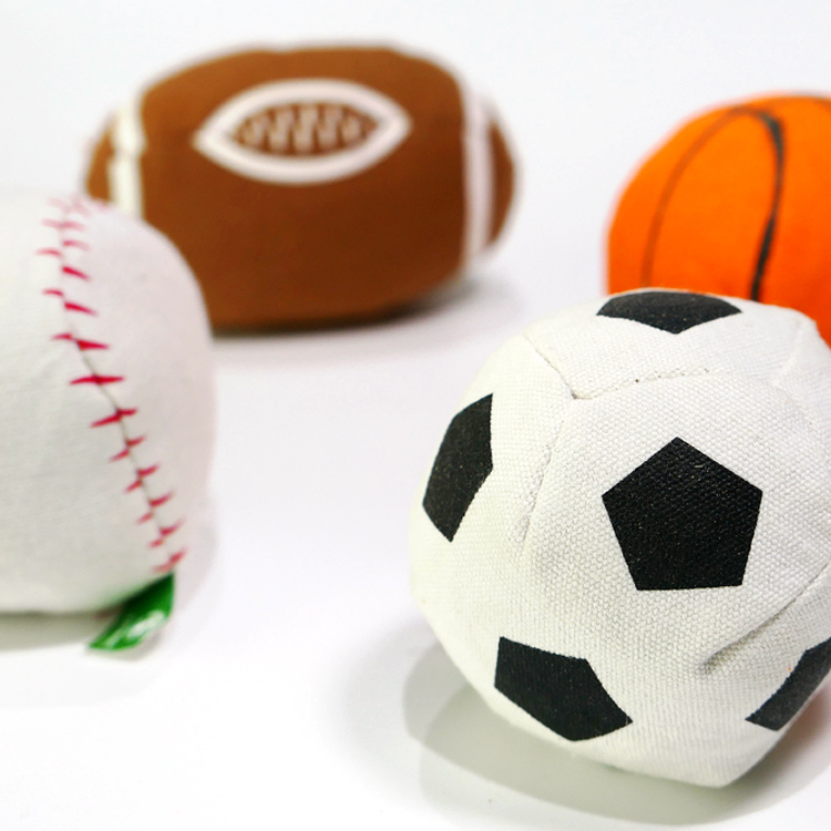 運動球造型(多款)-100%貓薄荷/木天蓼填充玩具