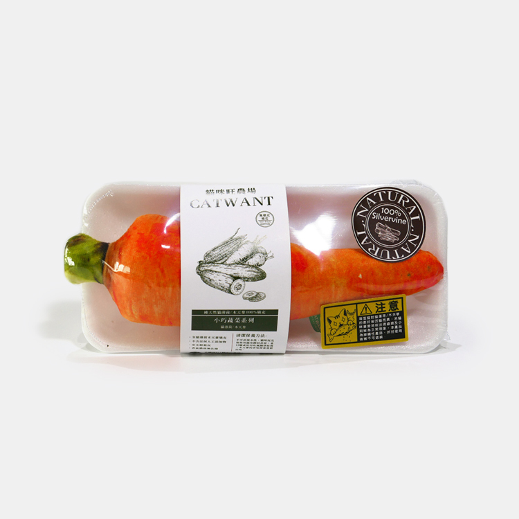 紅蘿蔔-100%木天蓼填充貓玩具
