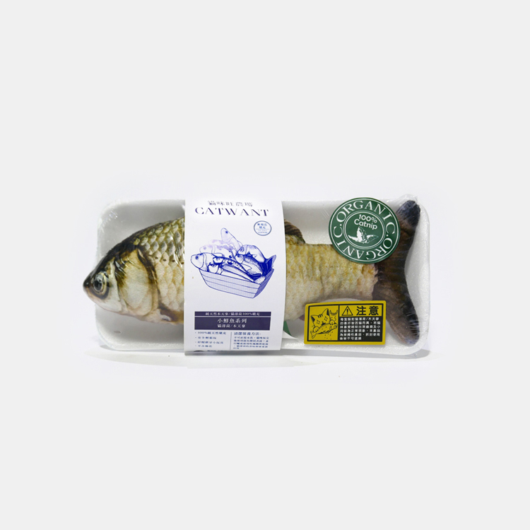 100%貓薄荷填充貓玩具｜小鯉魚（大／小）