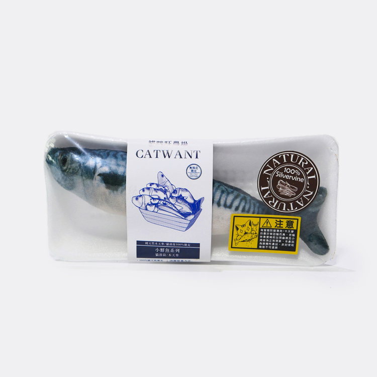 馬加魚(大/小)-100%木天蓼填充貓玩具