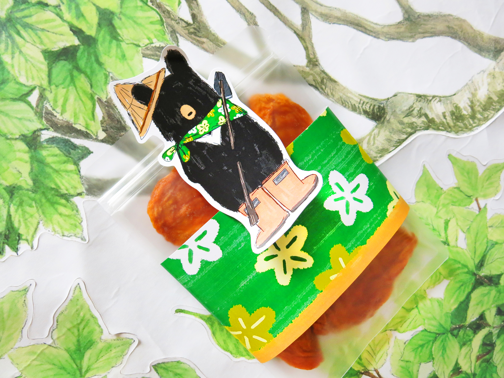 花布農作熊水果乾分享包