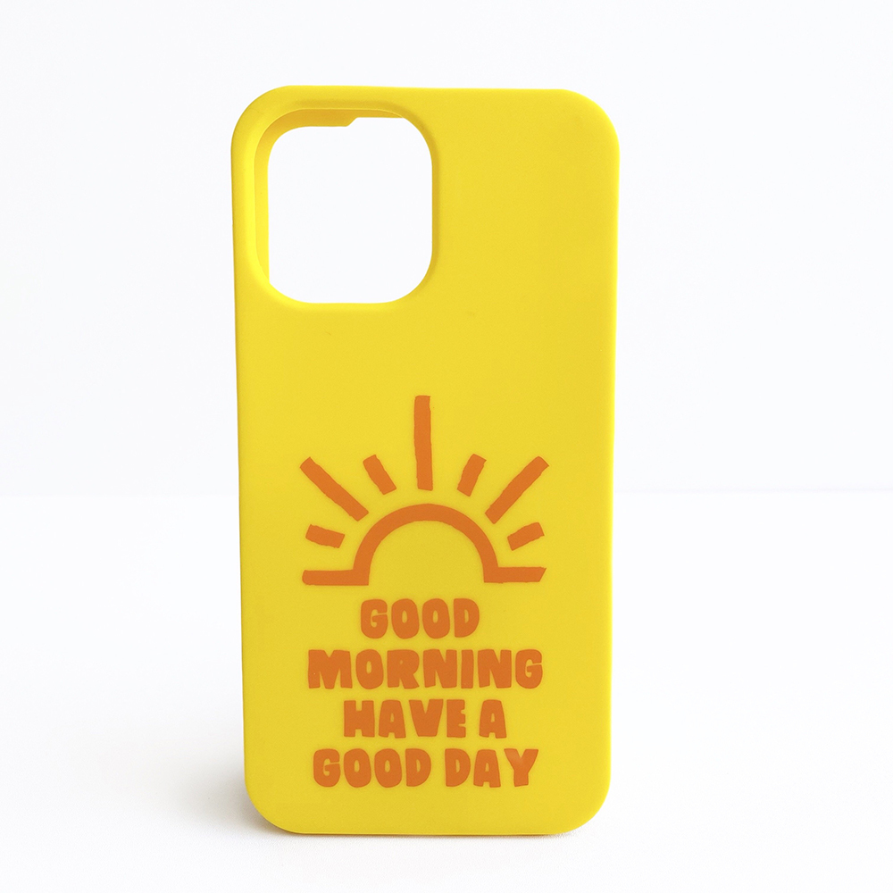 Candies iPhone 12 Pro Max - Simple系列 HAVE A GOOD DAY(黃)