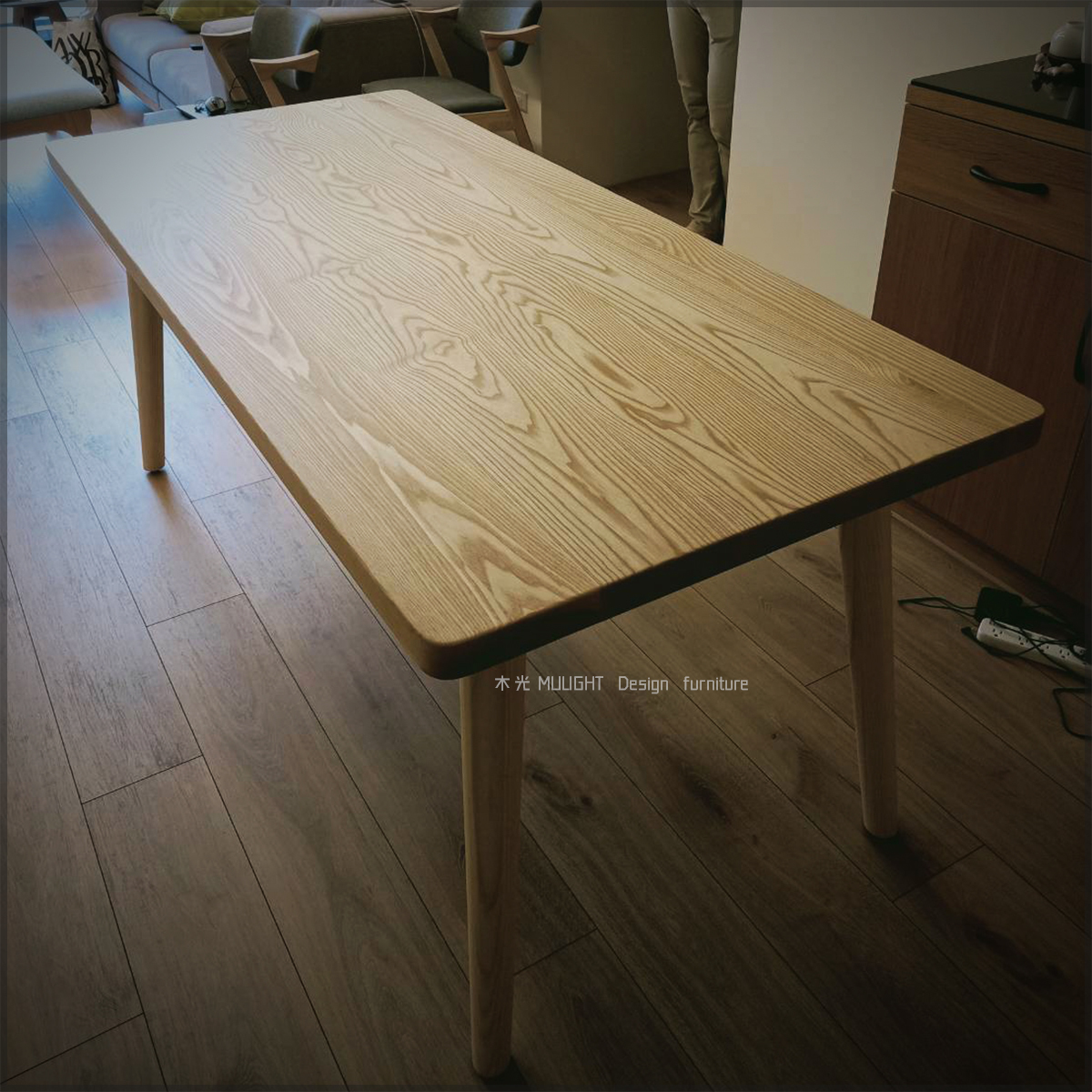 Finn北歐梣木全實木餐桌(可訂製)