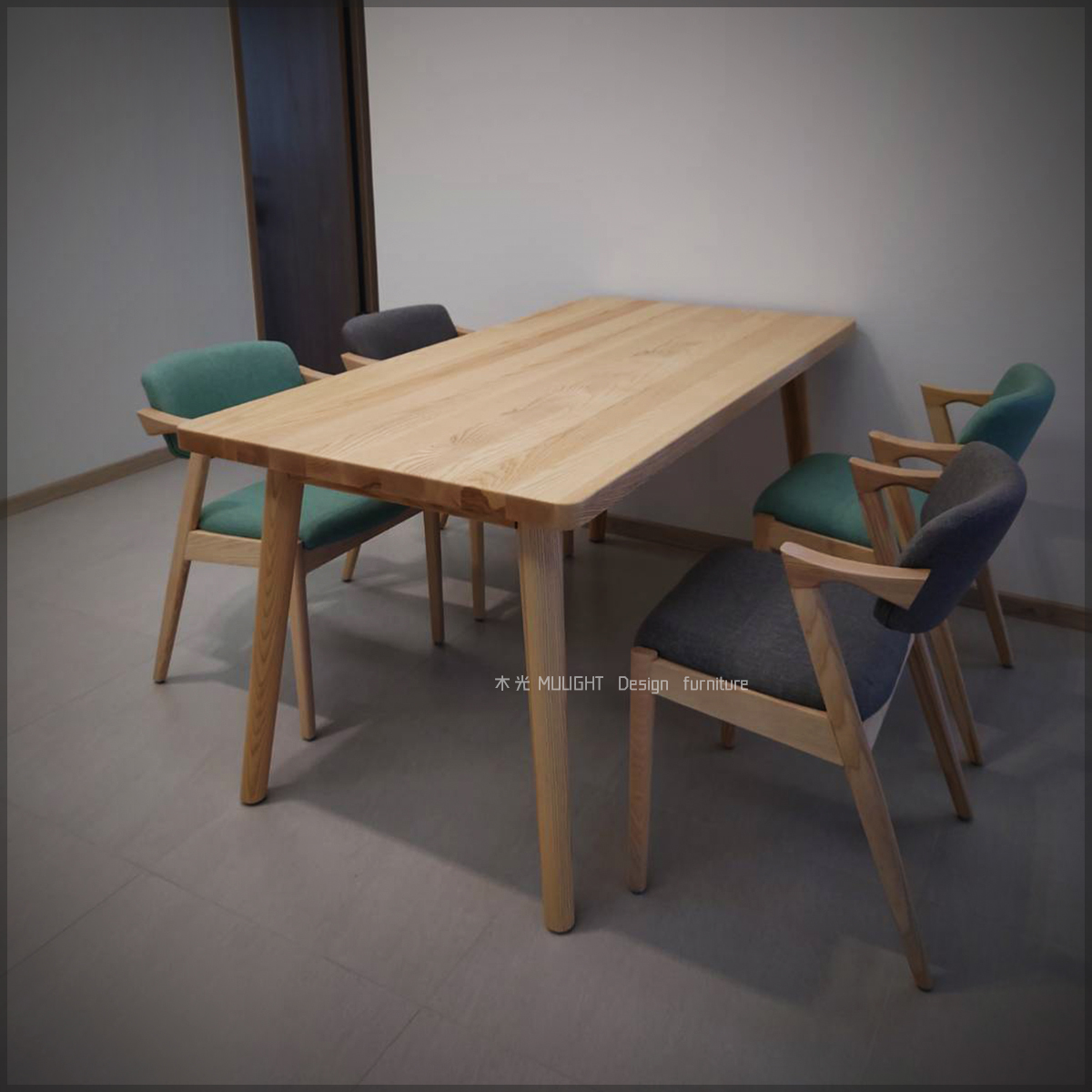 Finn北歐梣木全實木餐桌(可訂製)