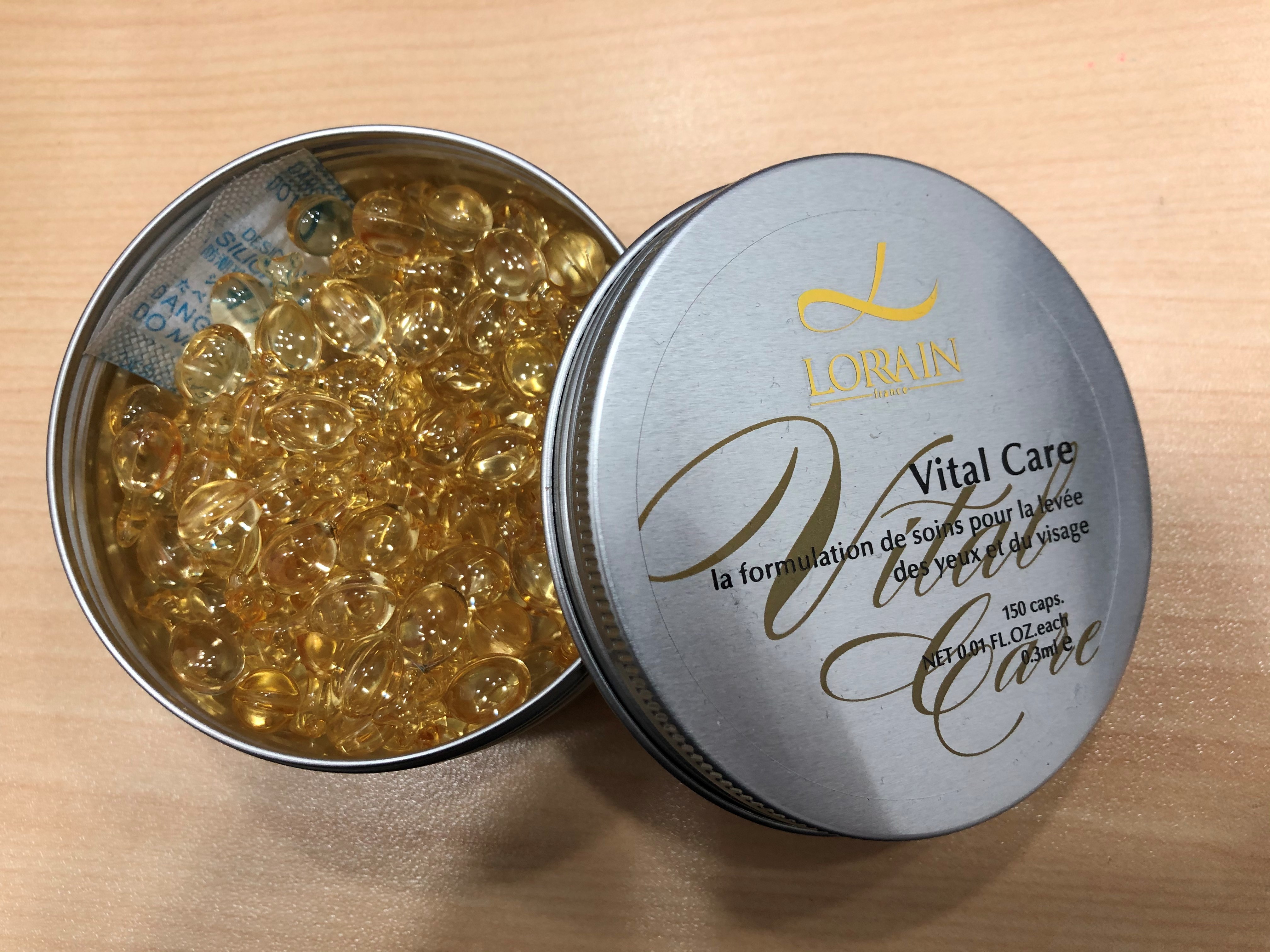 法國LORRAIN雙效精華素VITAL CARE150粒 (面部及眼部)適用