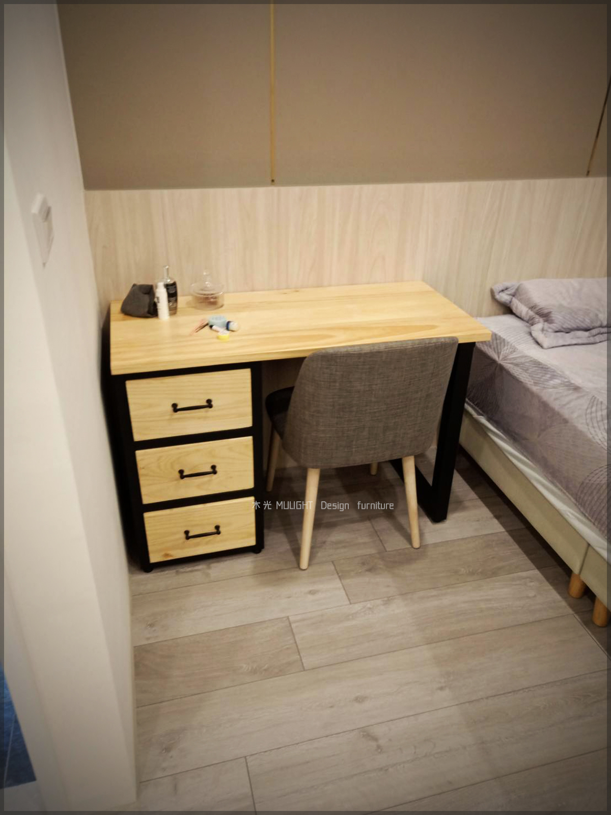 貨櫃造型收納抽屜桌(可訂製)